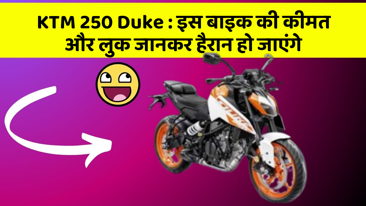 KTM 250 Duke: इस बाइक की कीमत और लुक जानकर हैरान हो जाएंगे